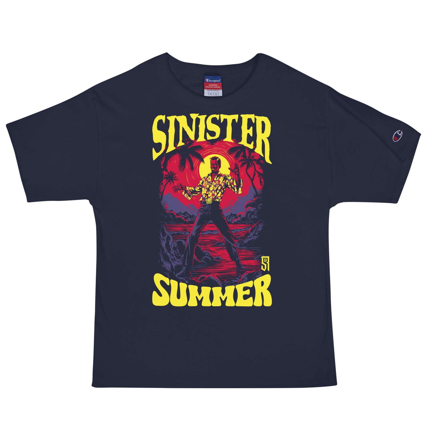 Sinister Summer Devil Men's Champion Relaxed Fit T-shirt