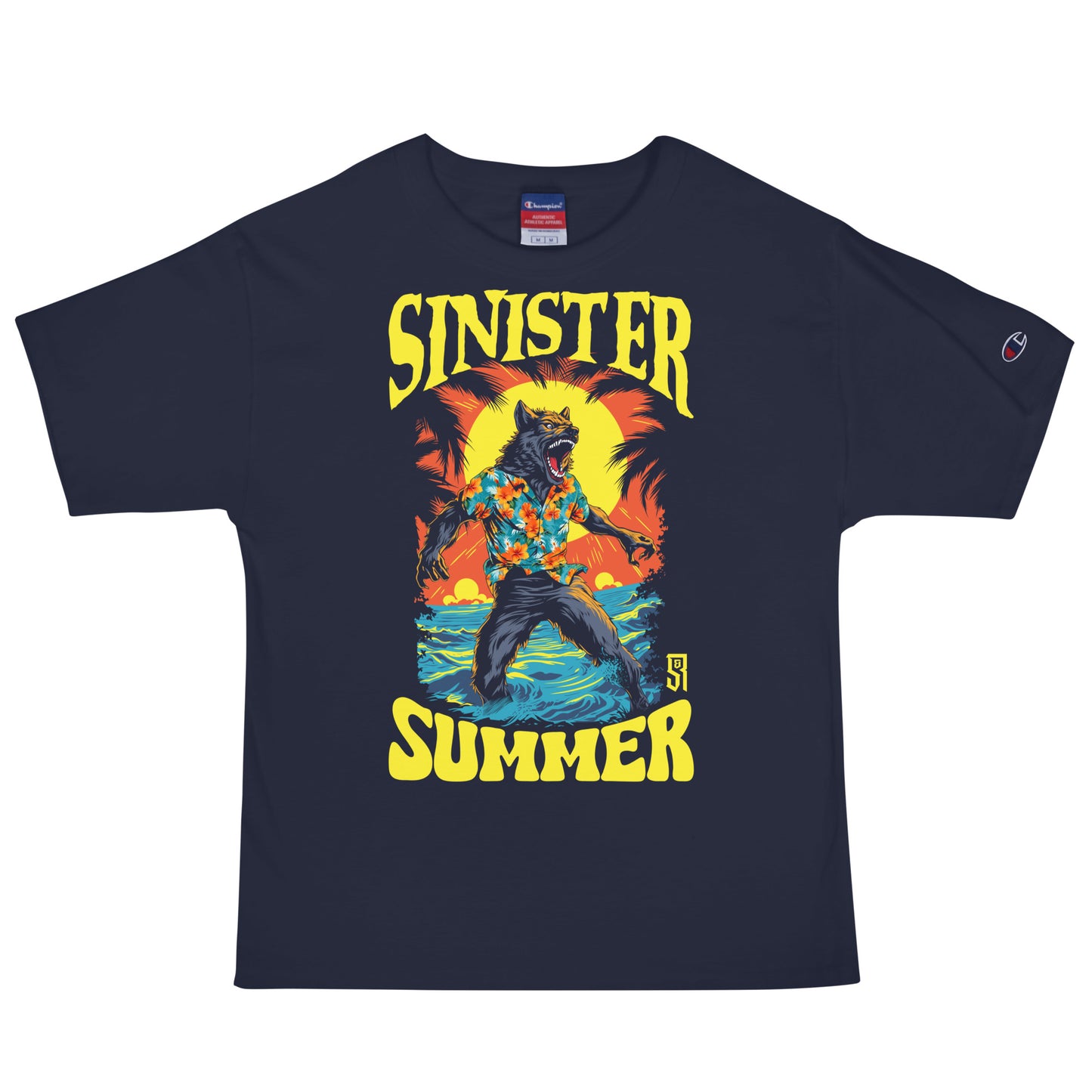 Sinister Summer Werewolf Men's Champion Relaxed Fit T-shirt
