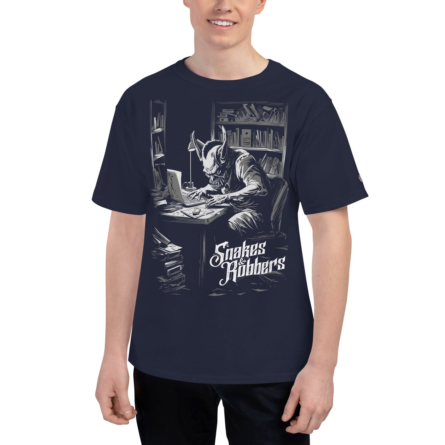 White Collar Demon Men's Champion Relaxed Fit T-shirt