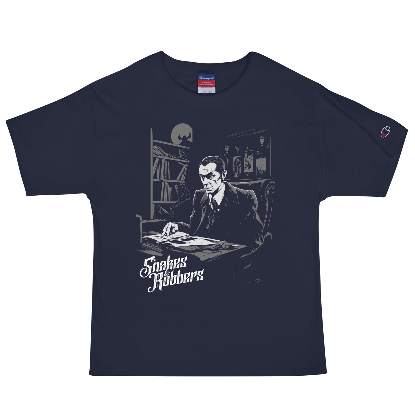 White Collar Dracula Men's Champion Relaxed Fit T-shirt