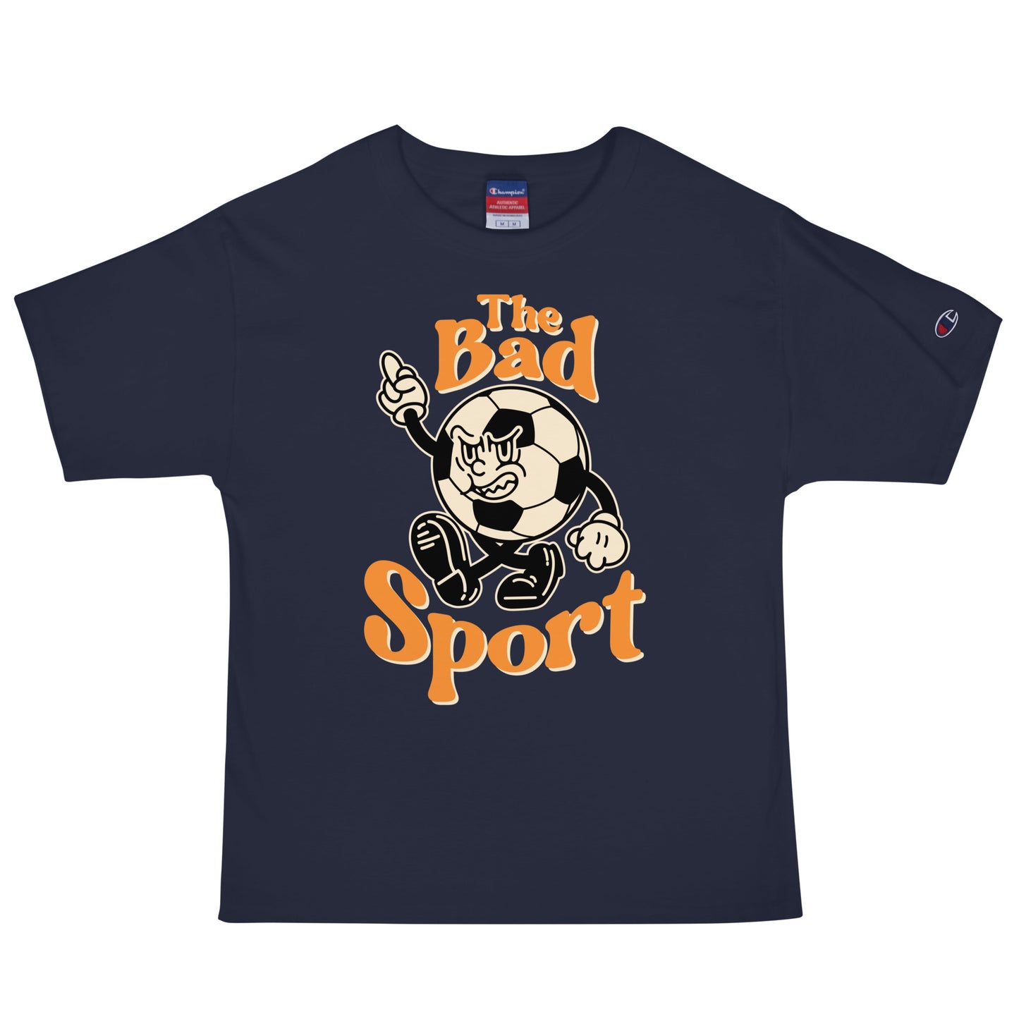 Soccer The Bad Sport Men's Champion Relaxed Fit T-shirt
