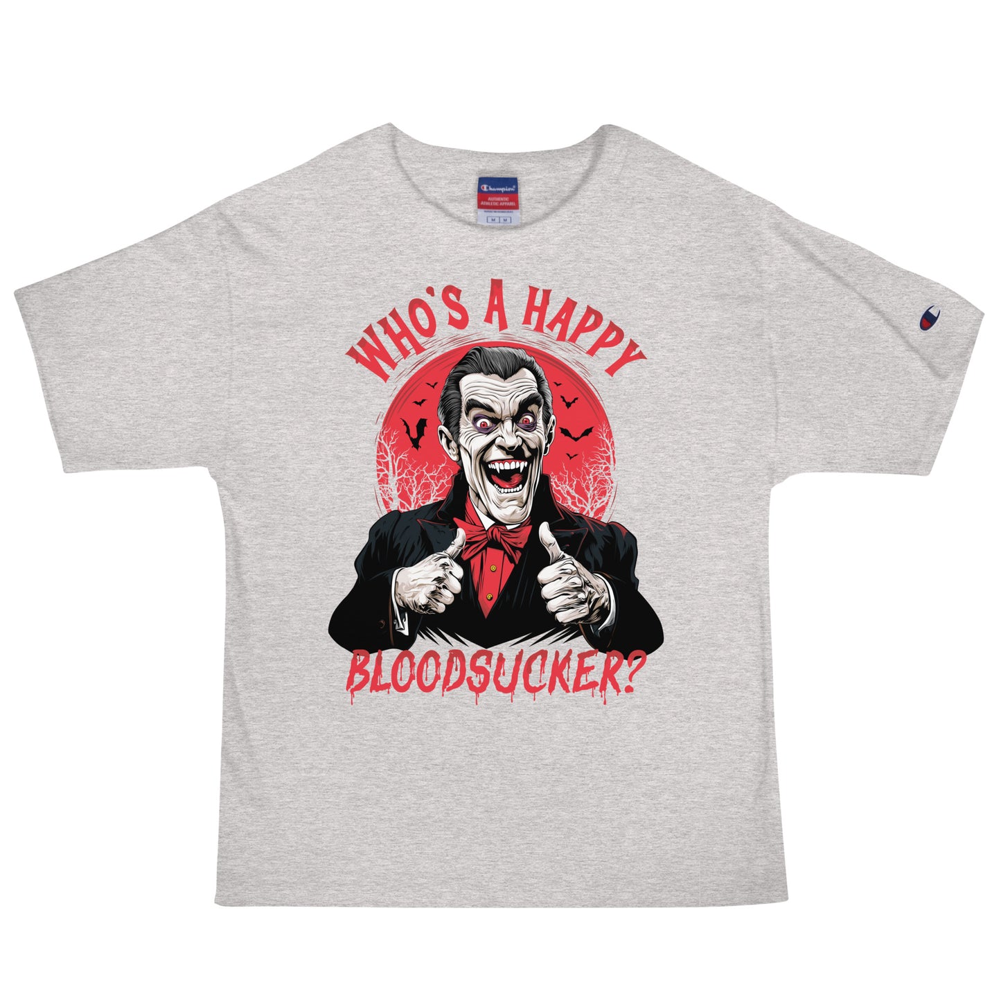 Who's a Happy Bloodsucker? Men's Champion Relaxed Fit T-shirt