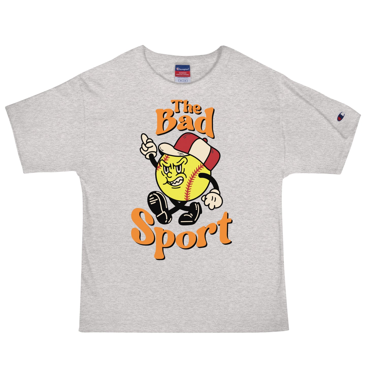 Softball The Bad Sport Men's Champion Relaxed Fit T-shirt