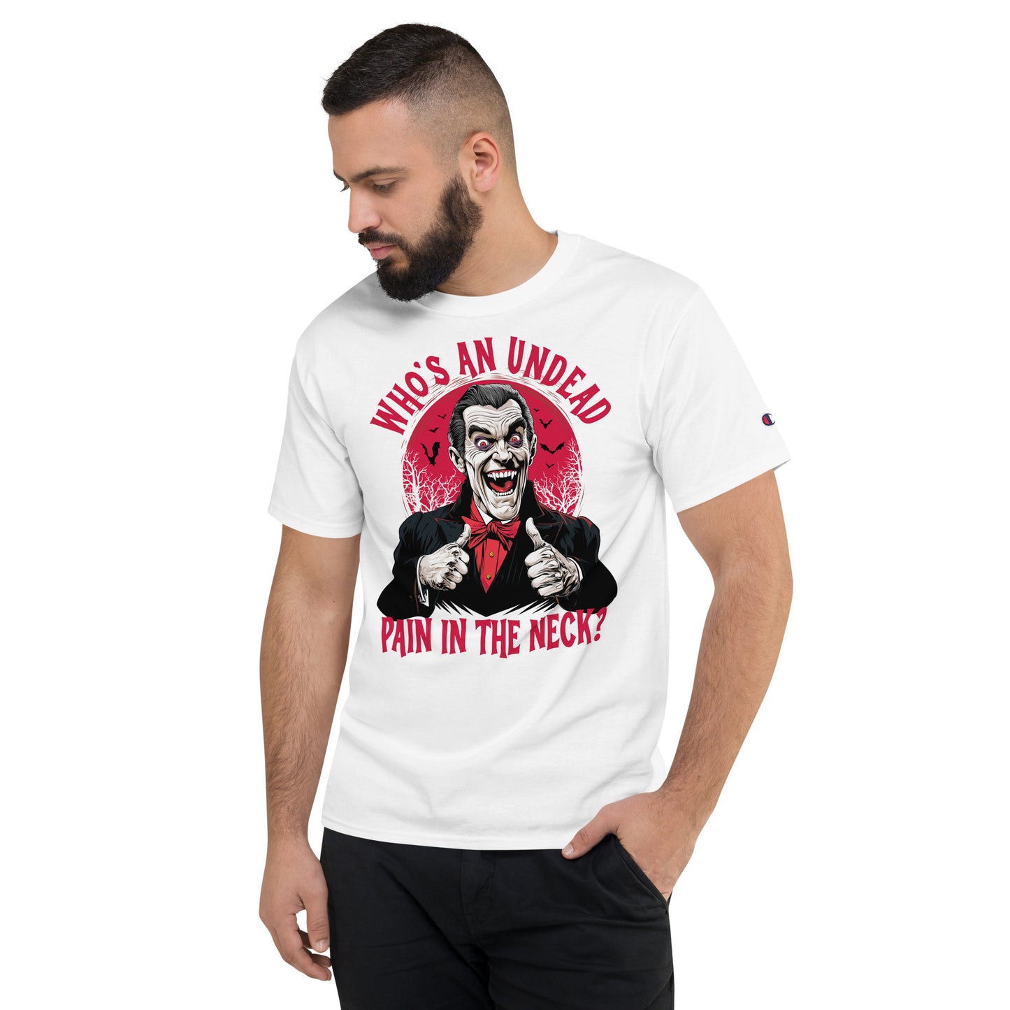 Who's an Undead pain in the neck? Men's Champion Relaxed Fit T-shirt