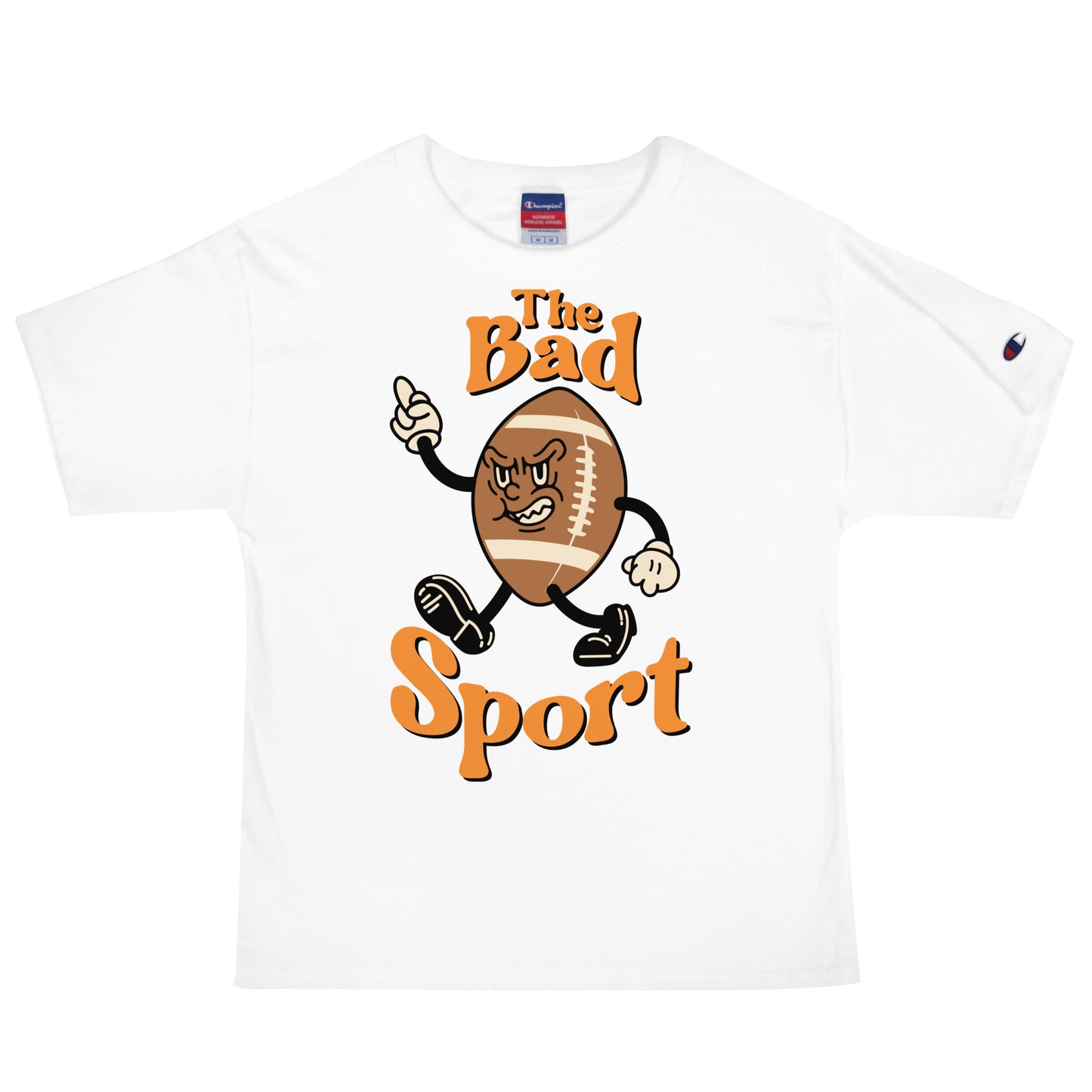 Football The Bad Sport Men's Champion Relaxed Fit T-shirt