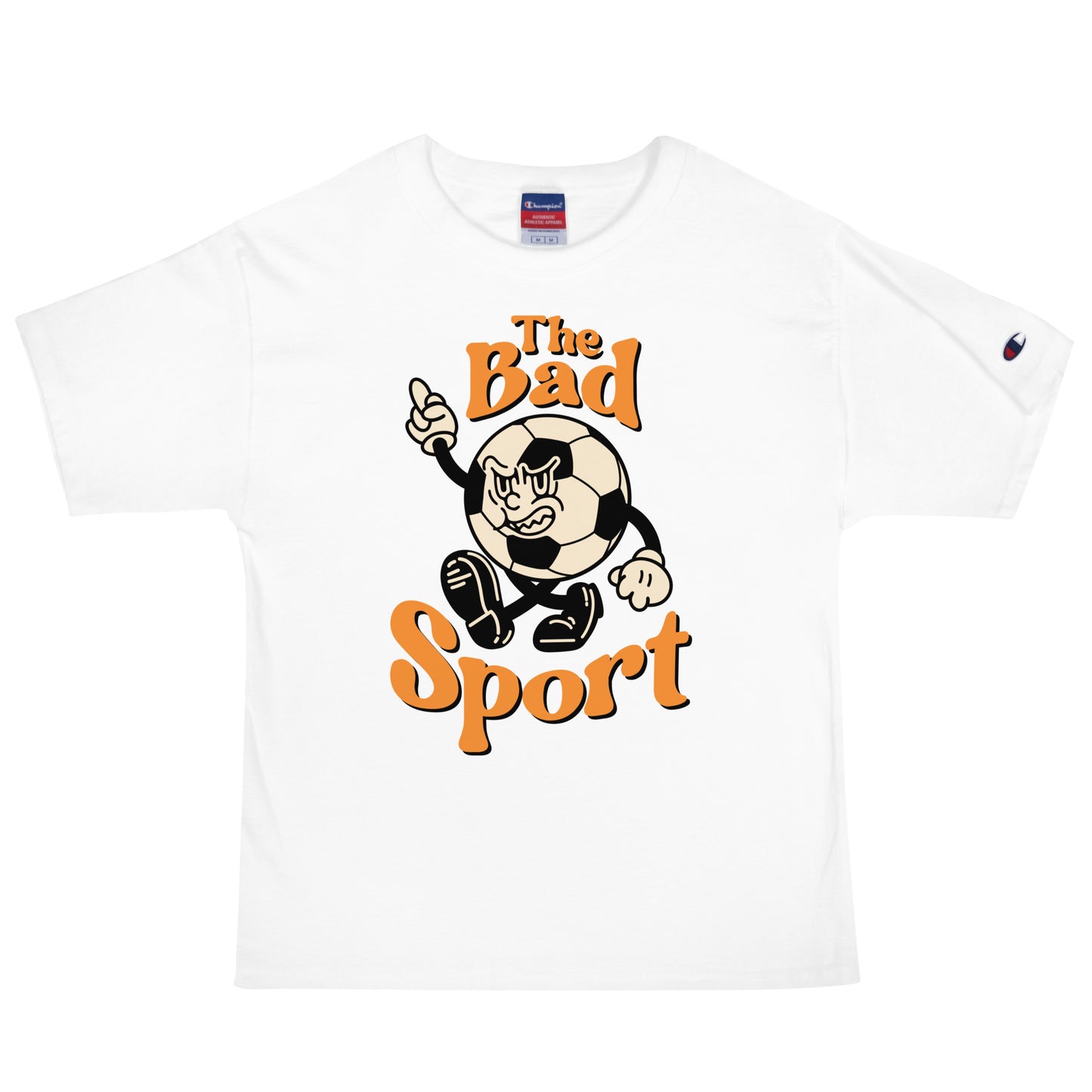 Soccer The Bad Sport Men's Champion Relaxed Fit T-shirt