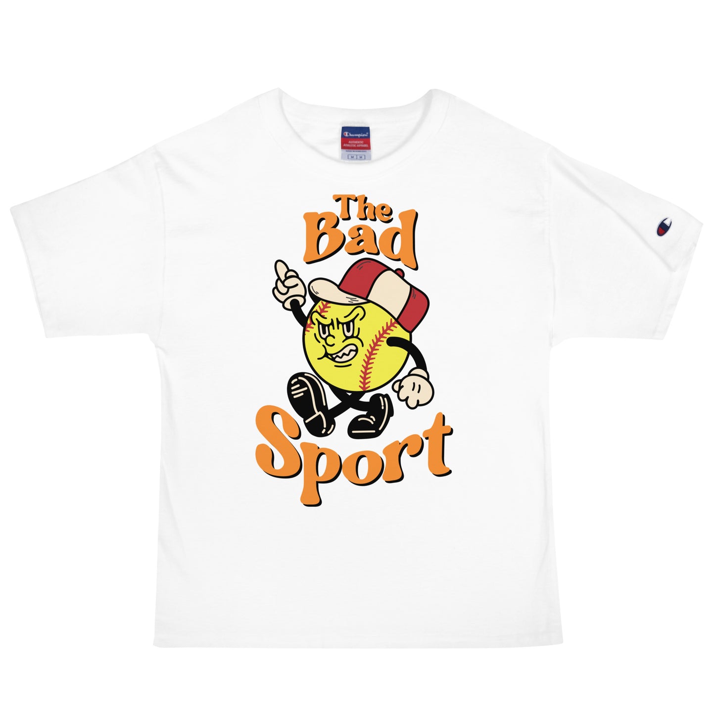 Softball The Bad Sport Men's Champion Relaxed Fit T-shirt