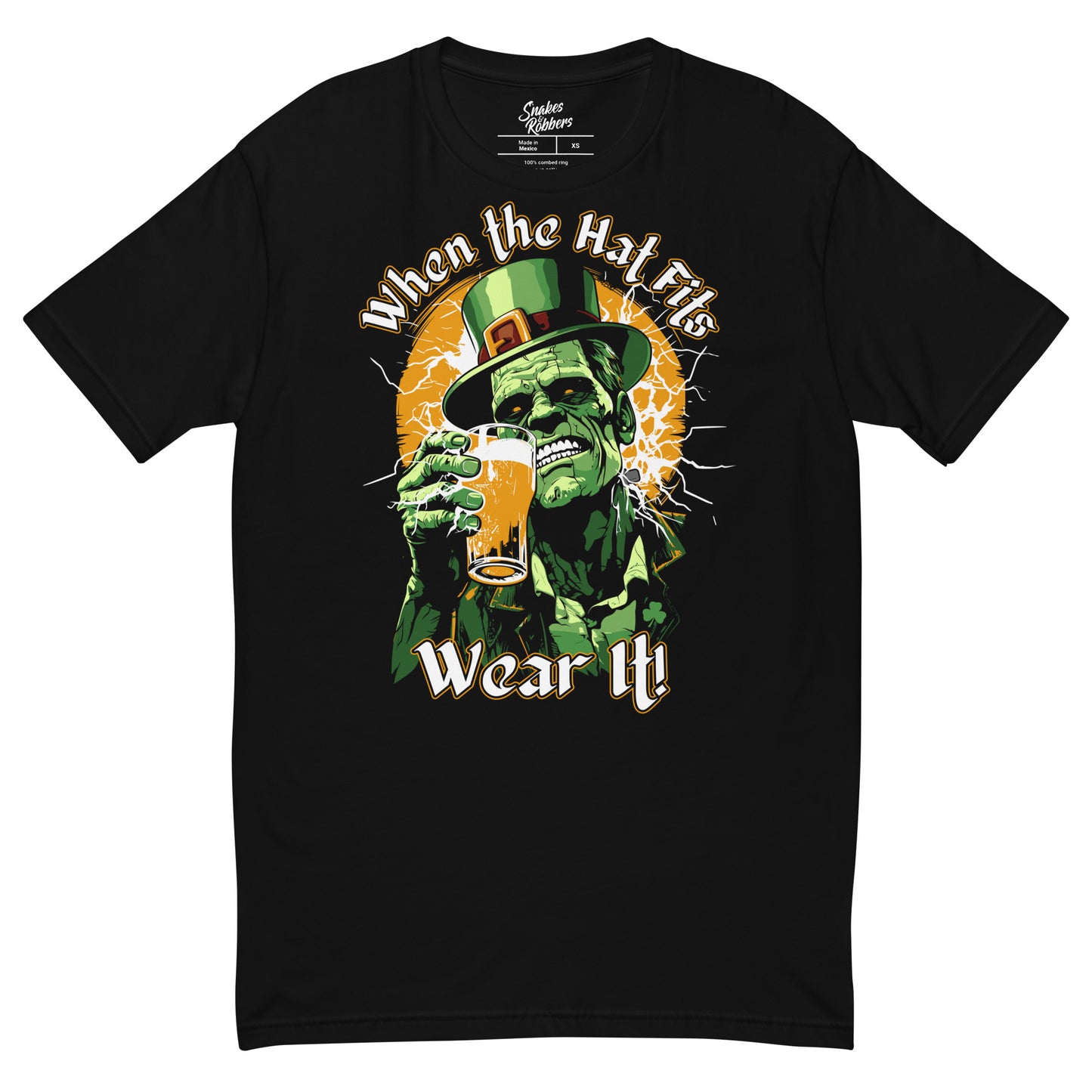 When the hat fits Men's Next Level Fitted T-Shirt