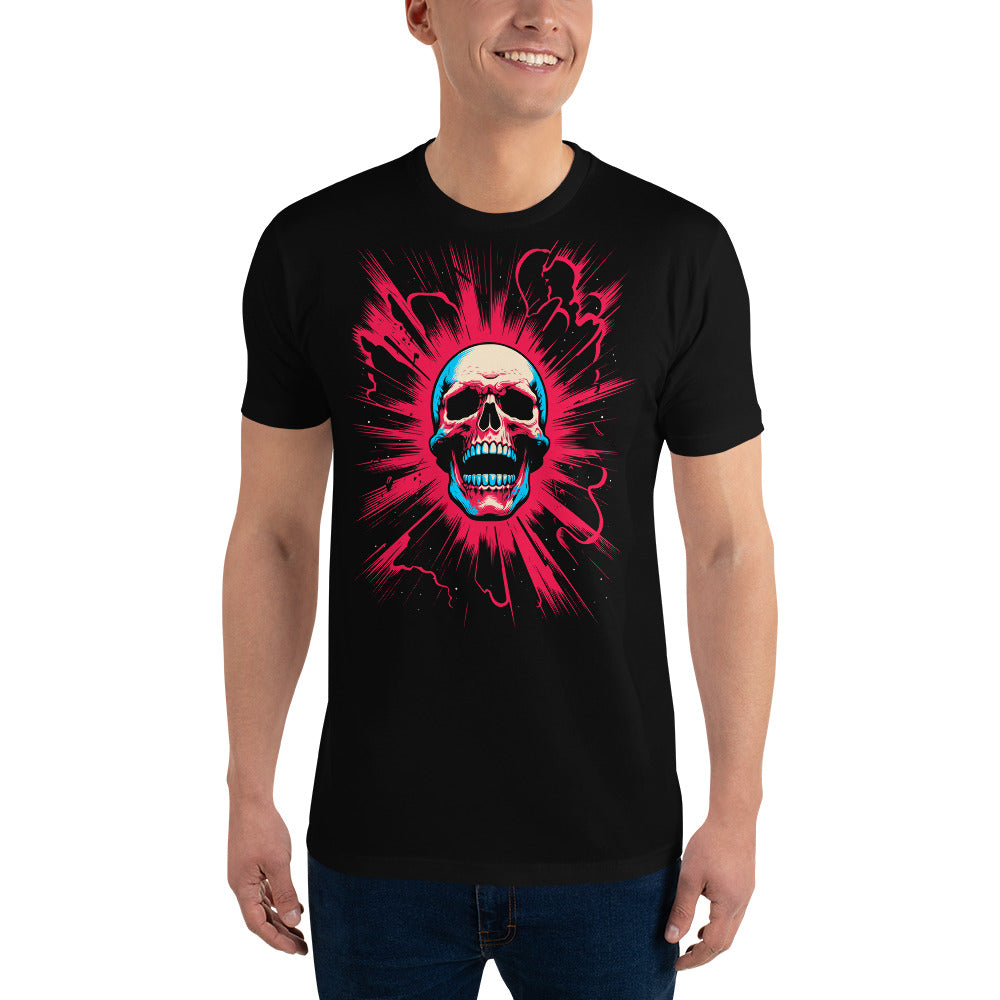 Cosmic Skull Men's Next Level Fitted T-Shirts