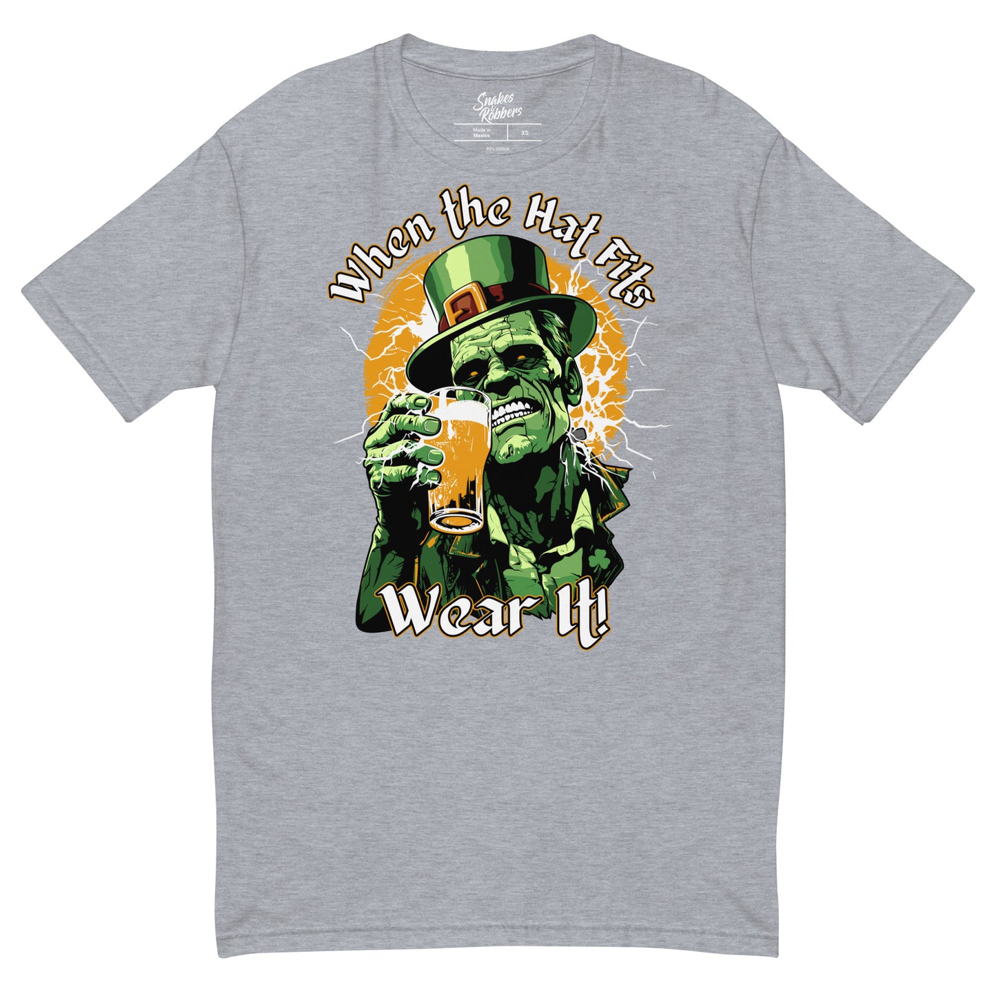 When the hat fits Men's Next Level Fitted T-Shirt