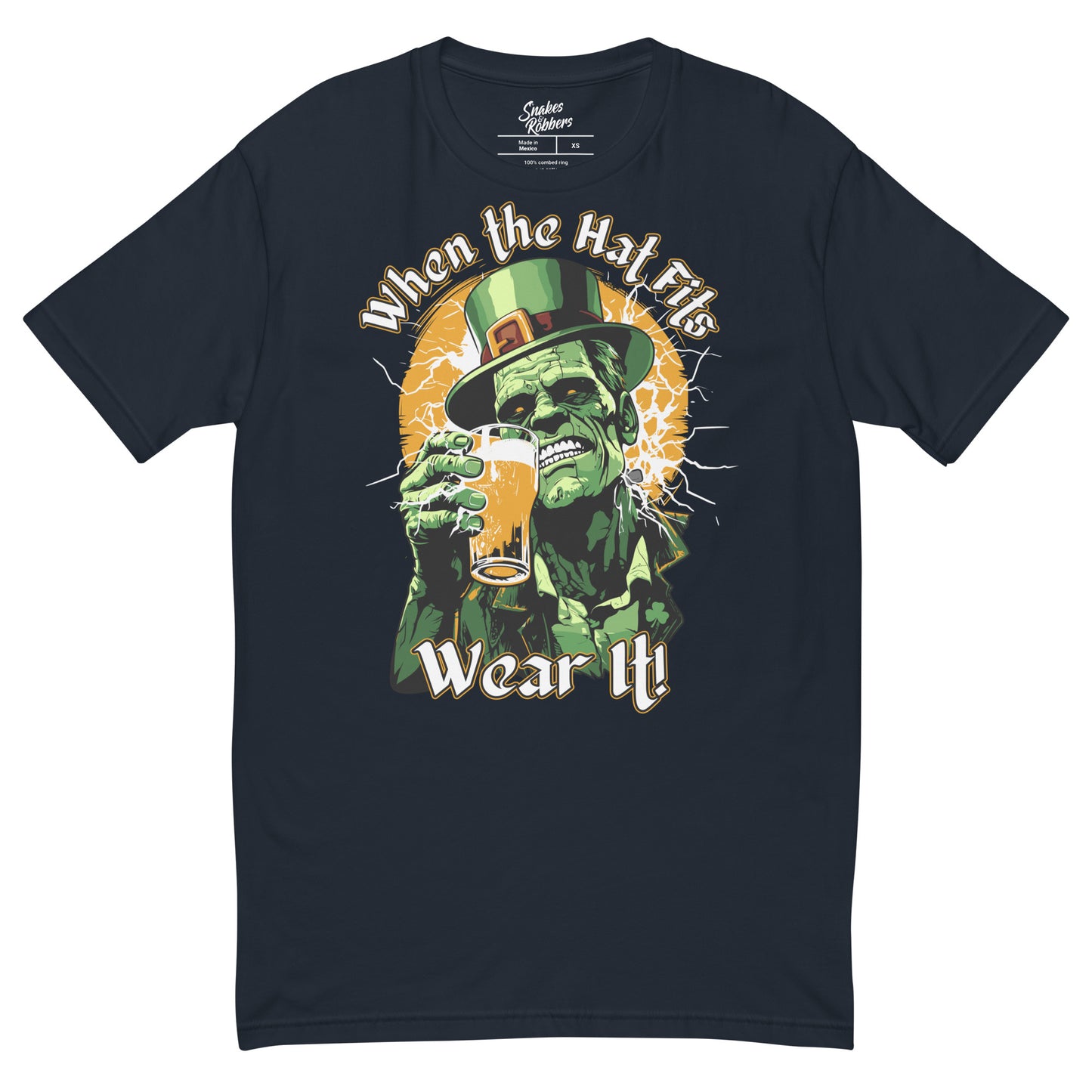 When the hat fits Men's Next Level Fitted T-Shirt