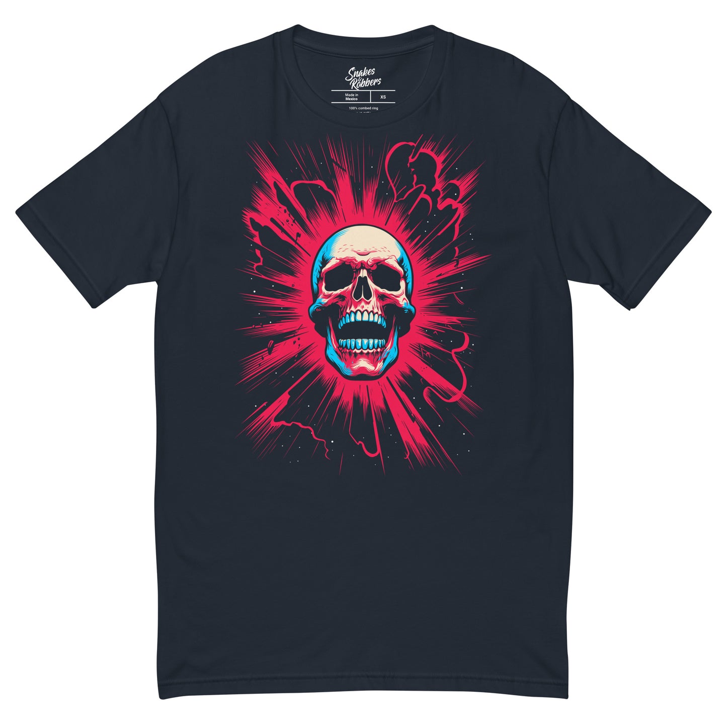 Cosmic Skull Men's Next Level Fitted T-Shirts
