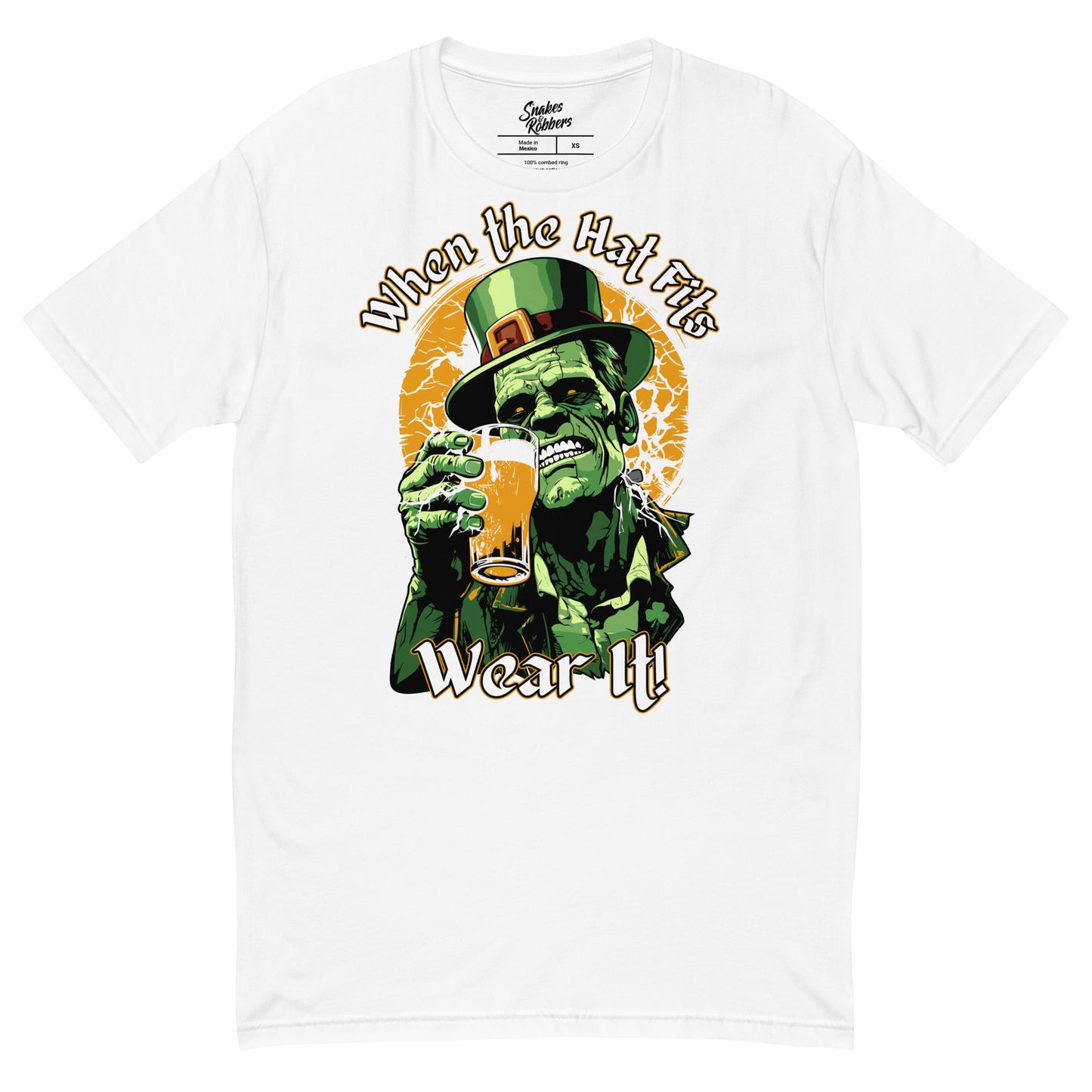 When the hat fits Men's Next Level Fitted T-Shirt