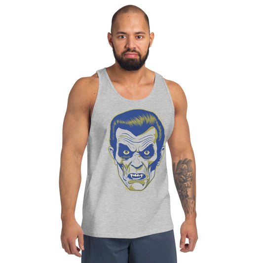 Athletic Heather Dracula Men's Tank Top