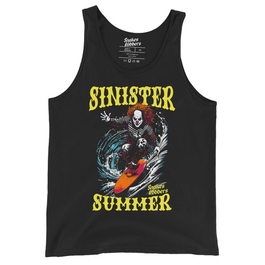 Sinister Summer Clown Unisex Tank Top