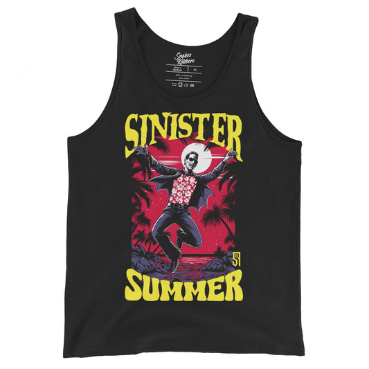 Sinister Summer Dracula Unisex Tank Top