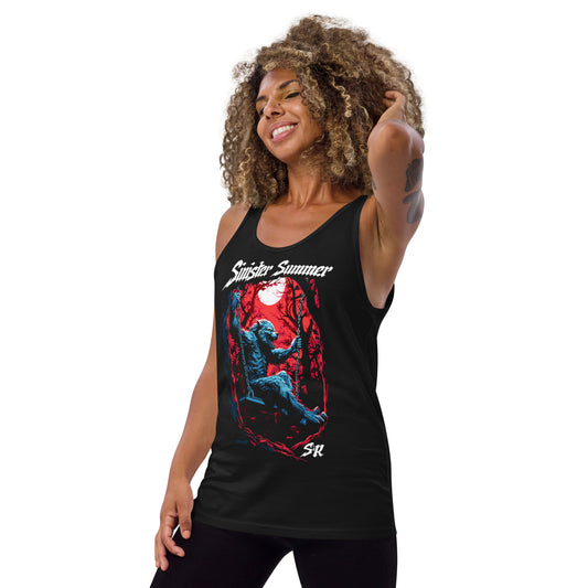 Sinister Summer Werewolf Unisex Tank Top
