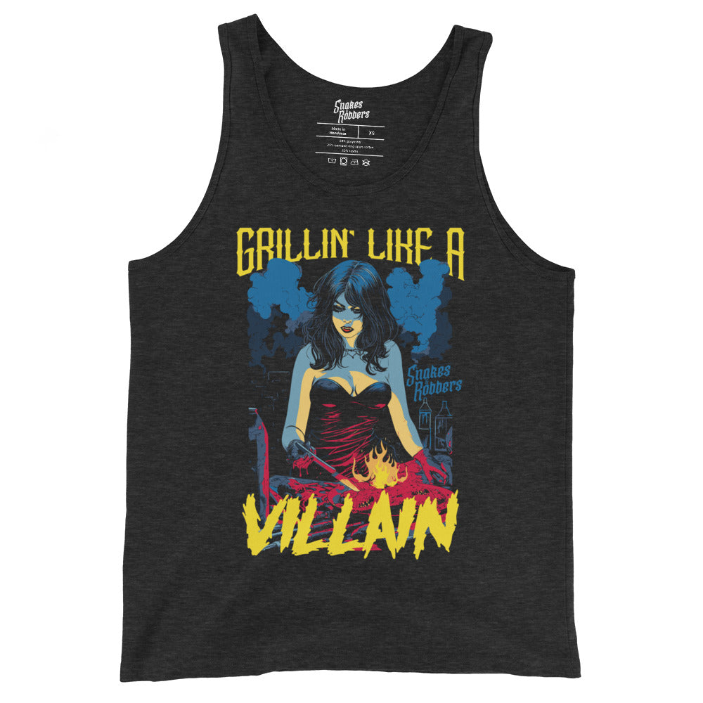 Grillin' like a Villain Vampiress Unisex Tank Top