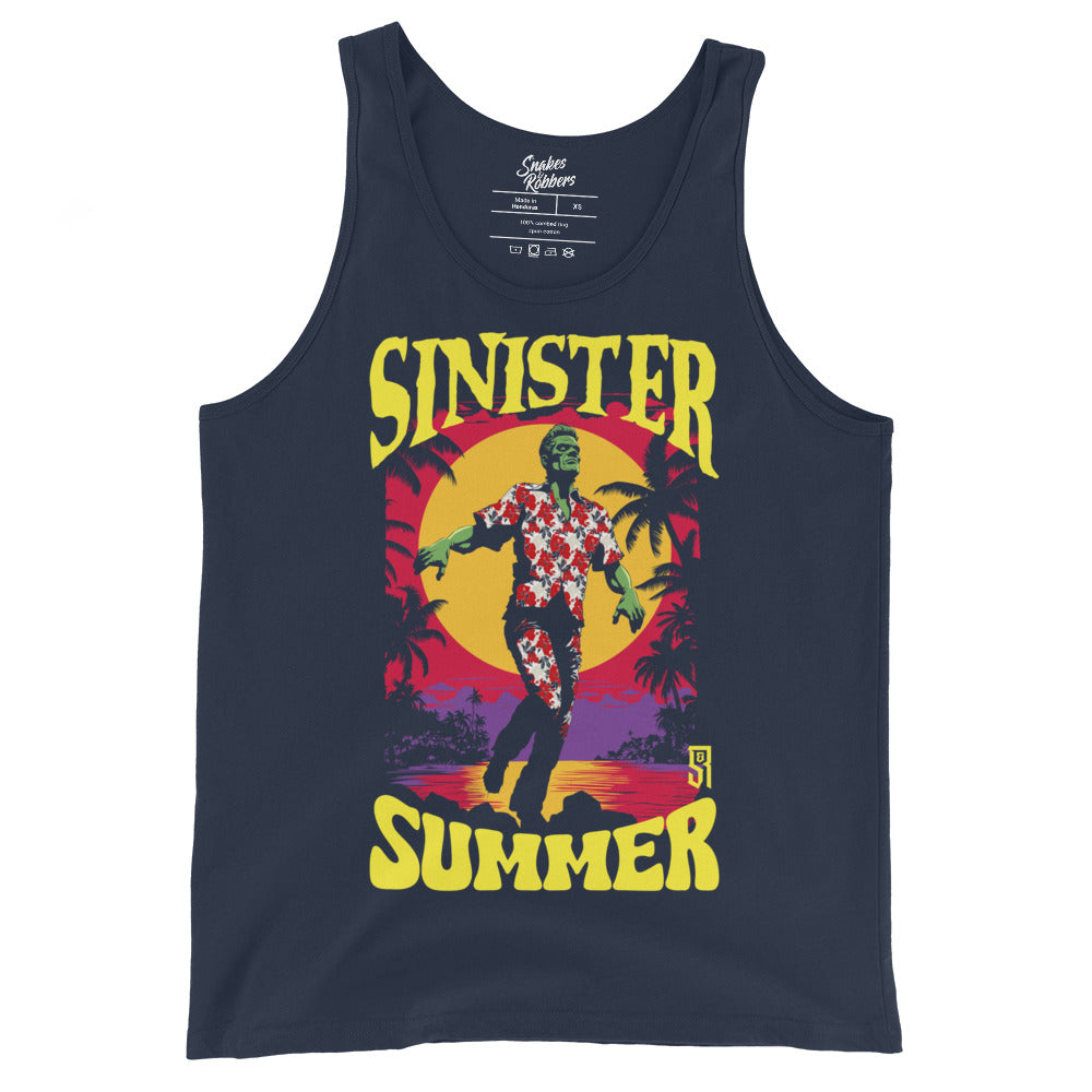 Sinister summer Frankenstein Unisex Tank Top