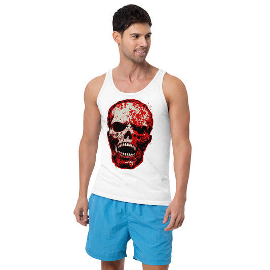 White Skull Men's Tank Top