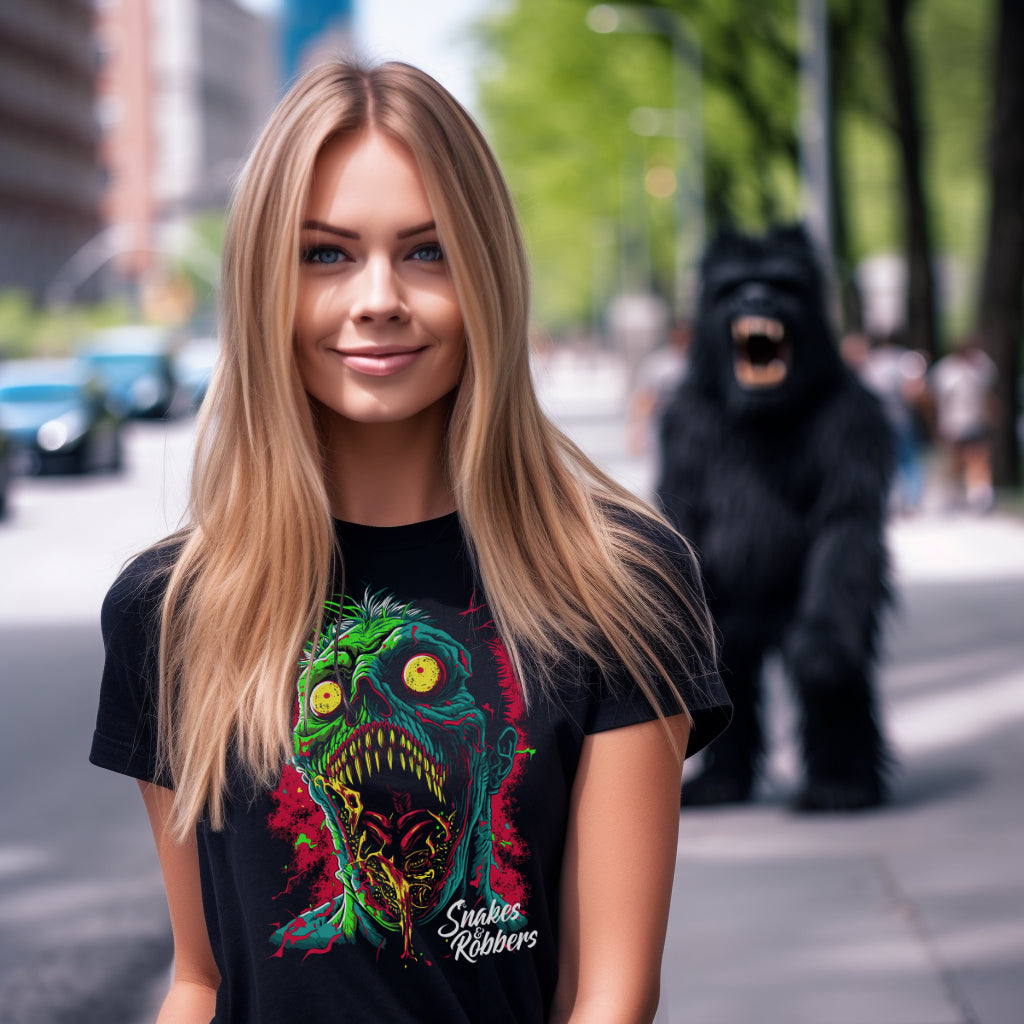 Psychedelic Zombie Unisex Retail Fit T-Shirt
