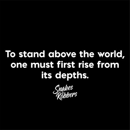 Stand above the World Unisex Retail Fit T-Shirt