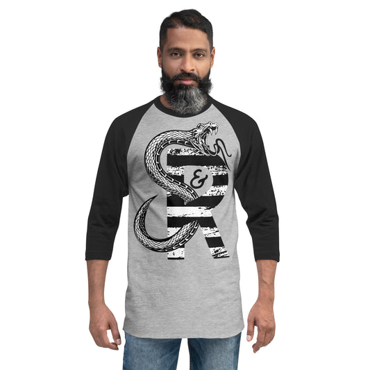 Snakes & Robbers S&R 3/4 sleeve raglan shirt