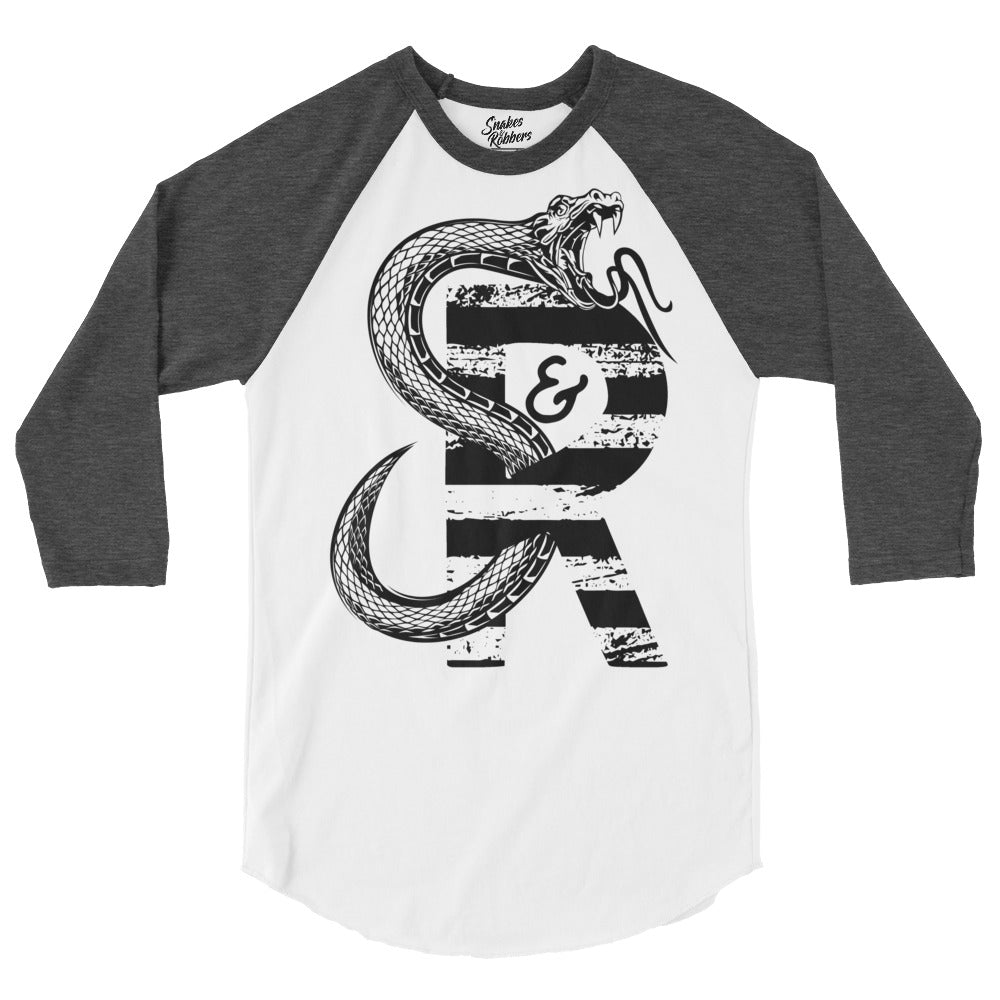 Snakes & Robbers S&R 3/4 sleeve raglan shirt