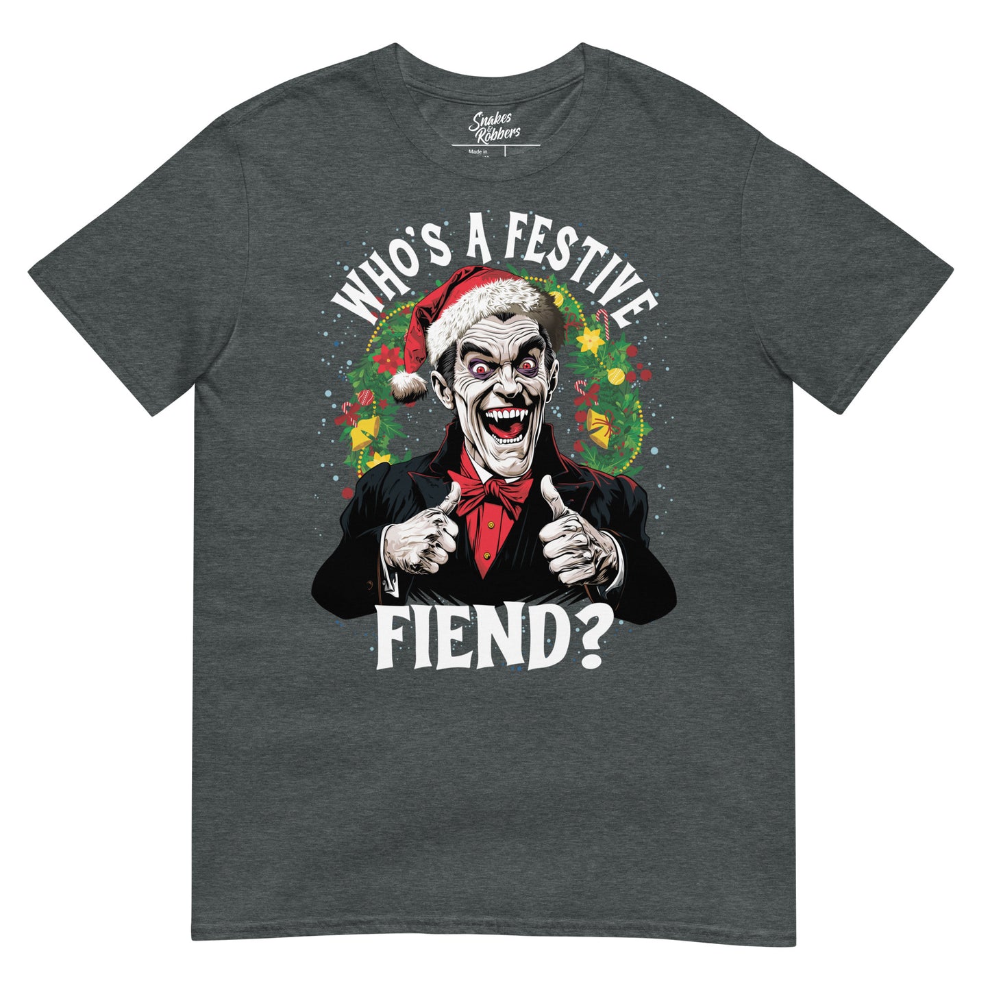 Who's a Festive Fiend? Gildan Softstyle Unisex T-Shirt