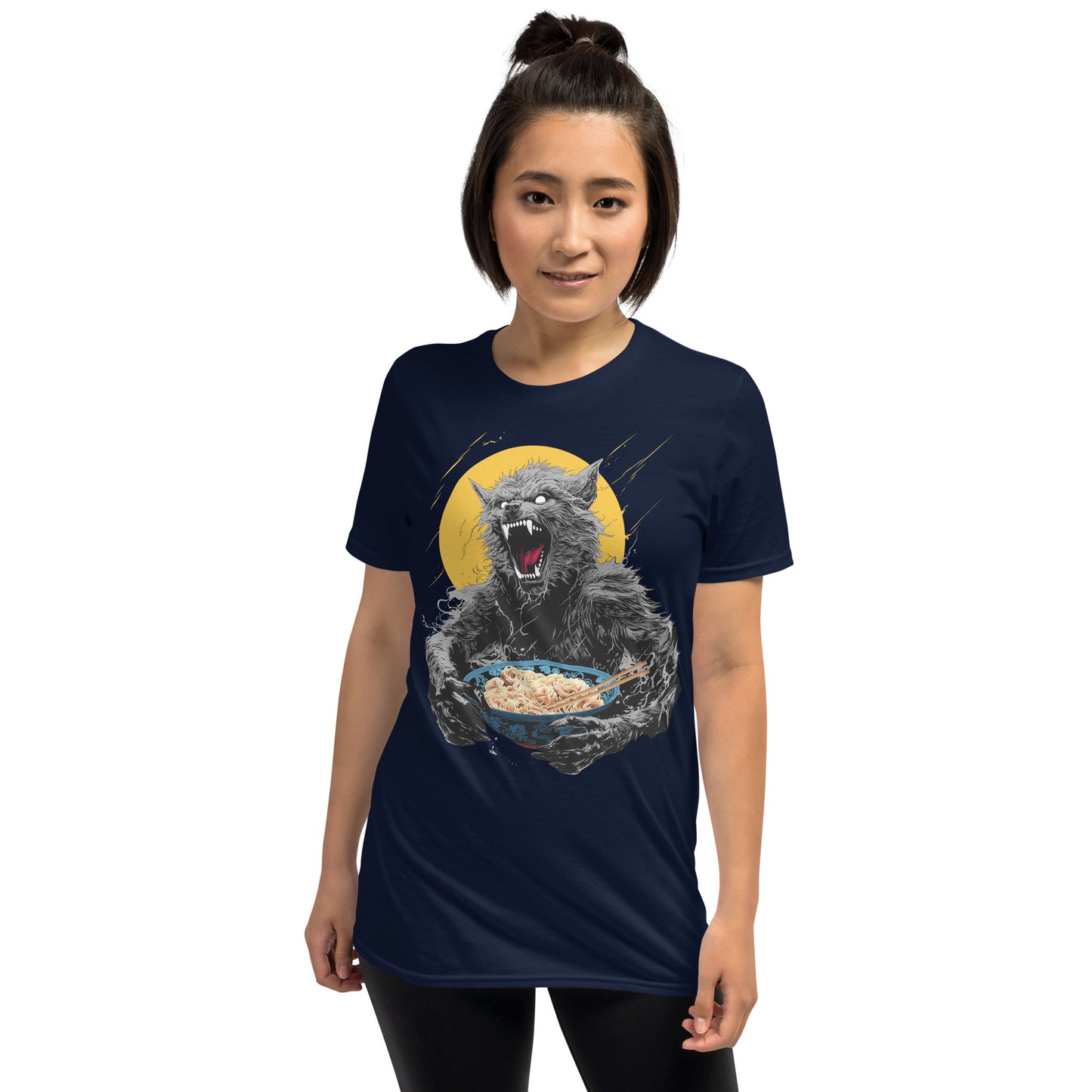 Ramen Wolf Gildan Softstyle Unisex T-Shirt