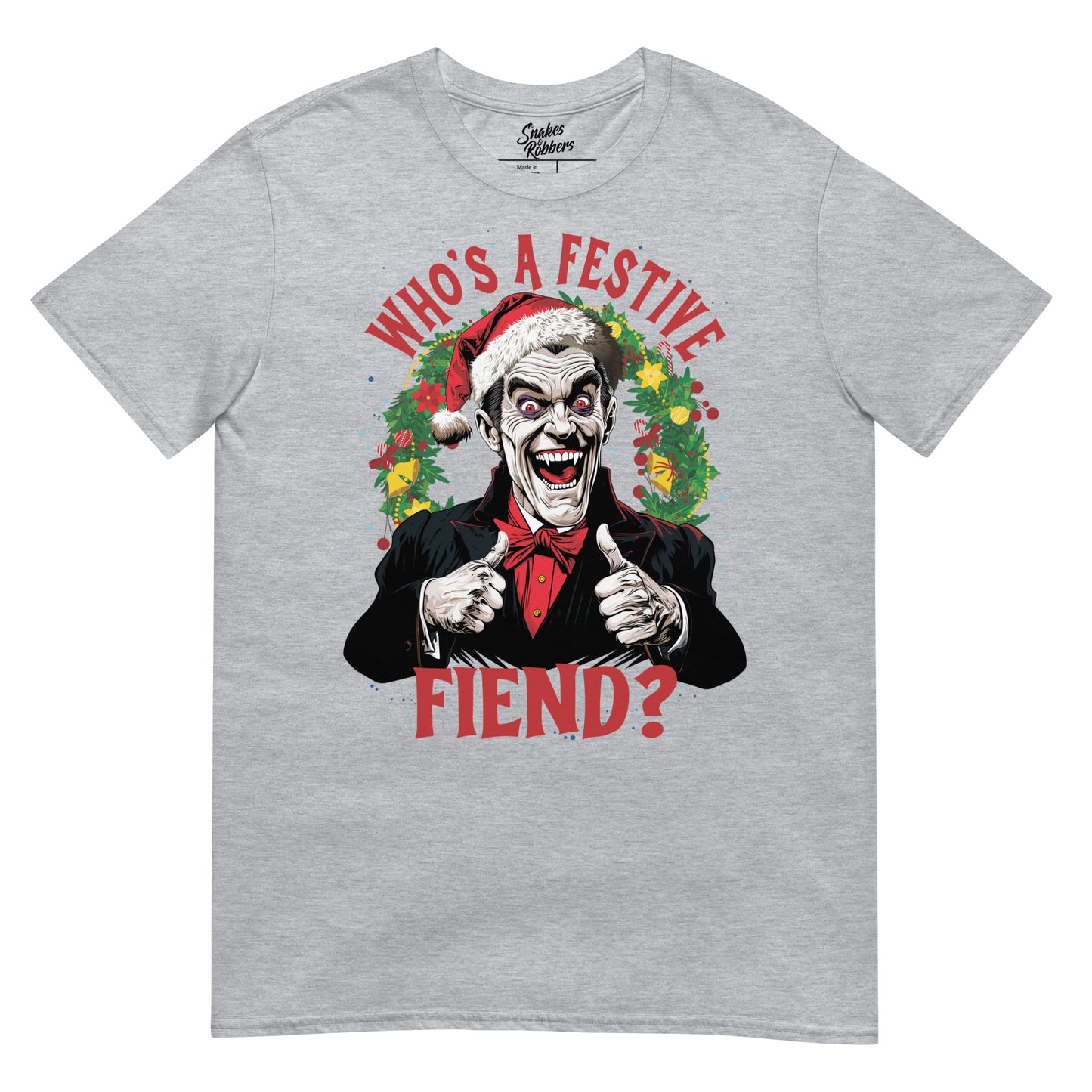 Who's a Festive Fiend? Gildan Softstyle Unisex T-Shirt