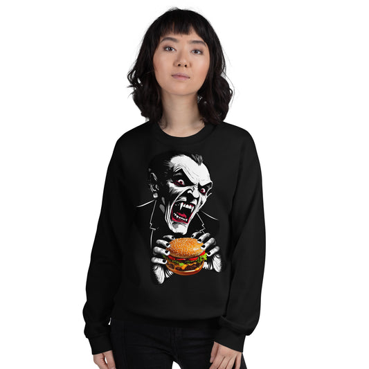 Count Cheese Burger Unisex Sweatshirt