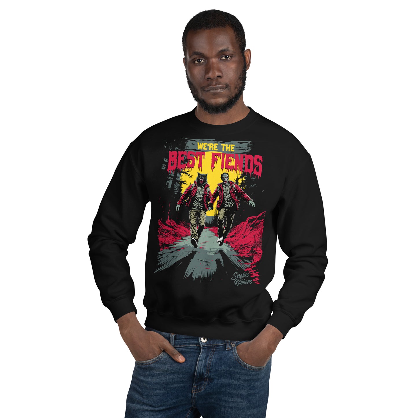 We're the Best Fiends Unisex Sweatshirt