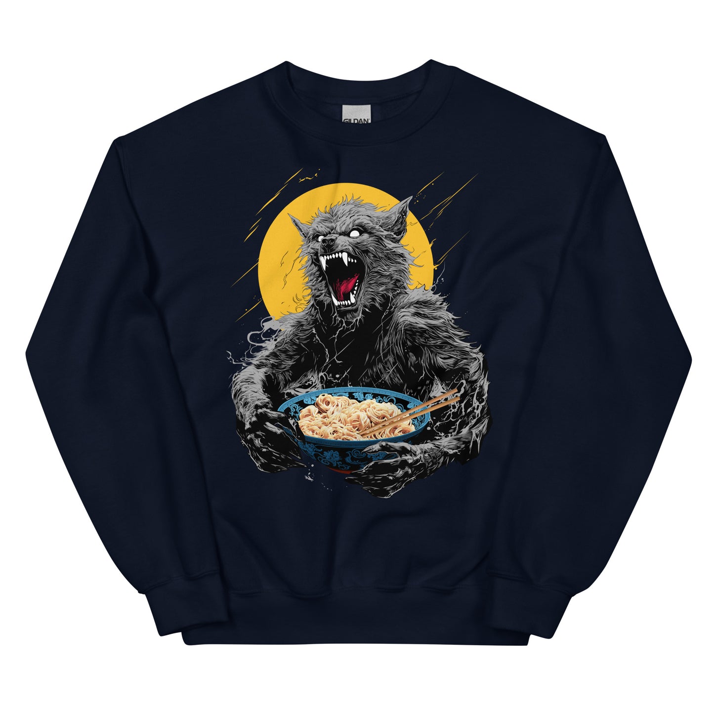 Ramen Wolf Unisex Sweatshirt