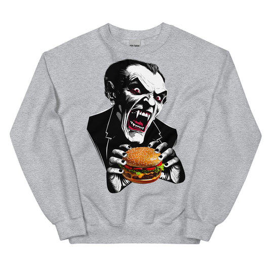 Count Cheese Burger Unisex Sweatshirt