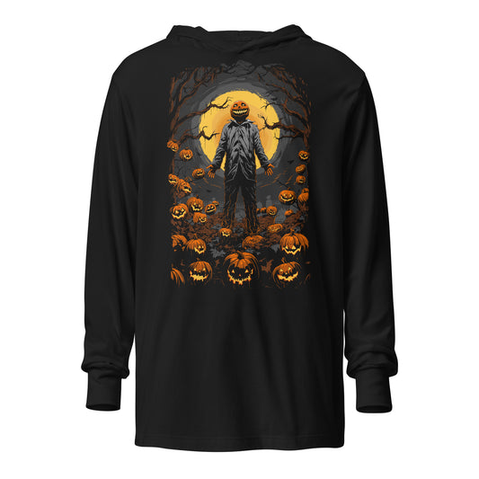 Pumpkin King and the Field of Frights Hooded long-sleeve tee