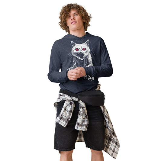 Swamp Cat Hooded long-sleeve tee