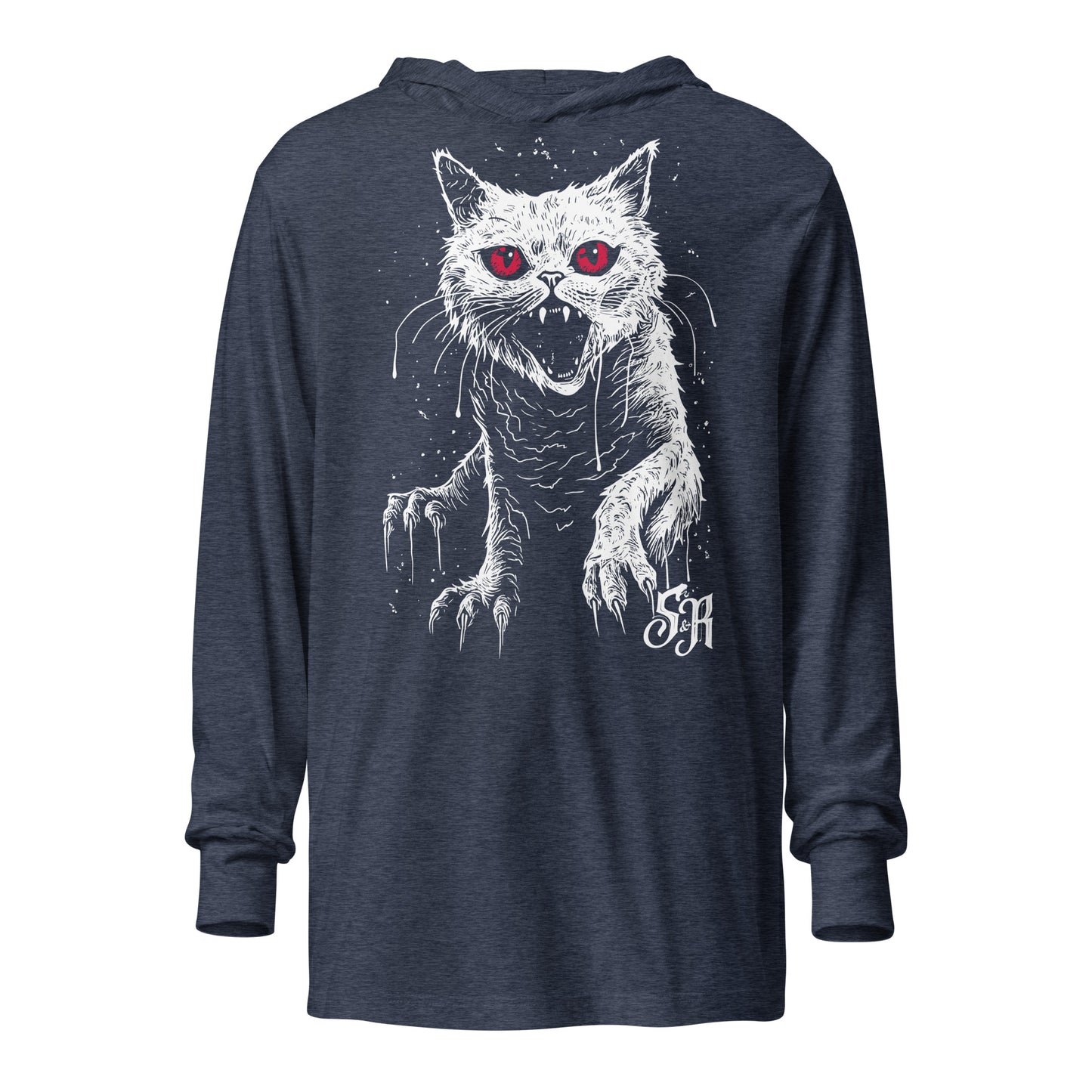 Swamp Cat Hooded long-sleeve tee