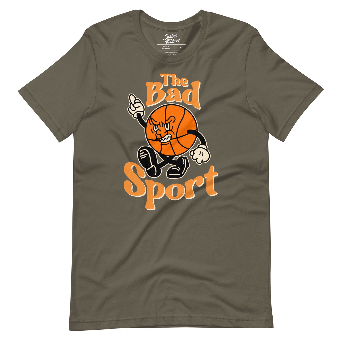 Basketball the Bad Sport Unisex Retail Fit T-Shirt