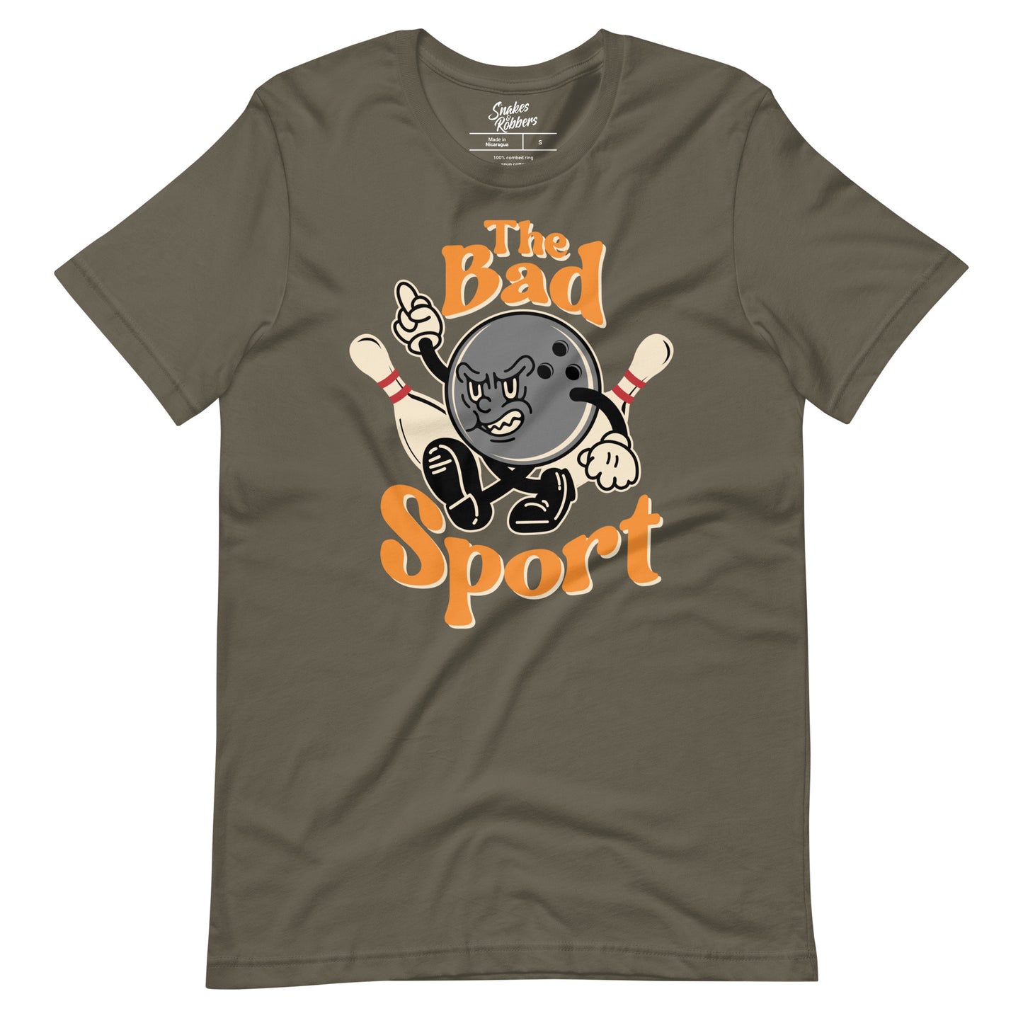 Bowling The Bad Sport Unisex Retail Fit T-Shirt