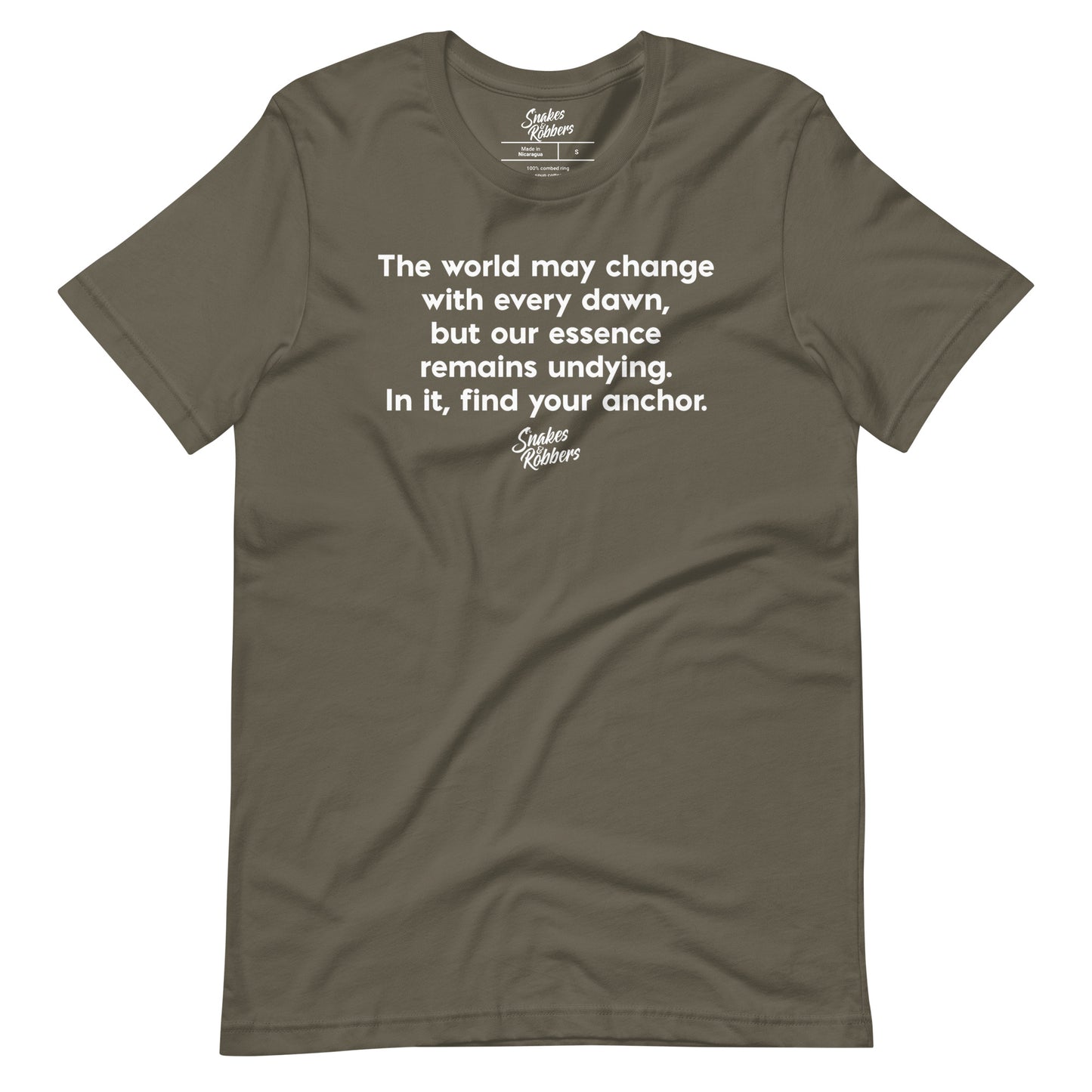 The world may change Unisex Retail Fit T-Shirt