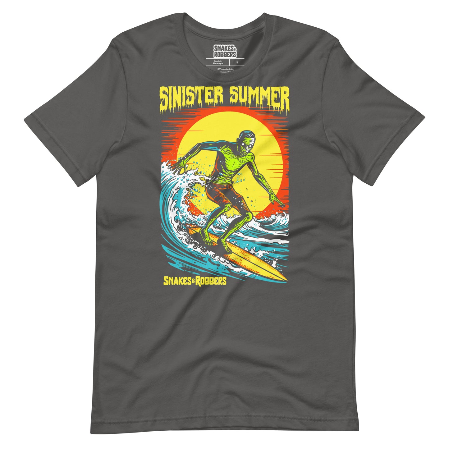 Sinister Summer Zombie Unisex Retail Fit T-Shirt