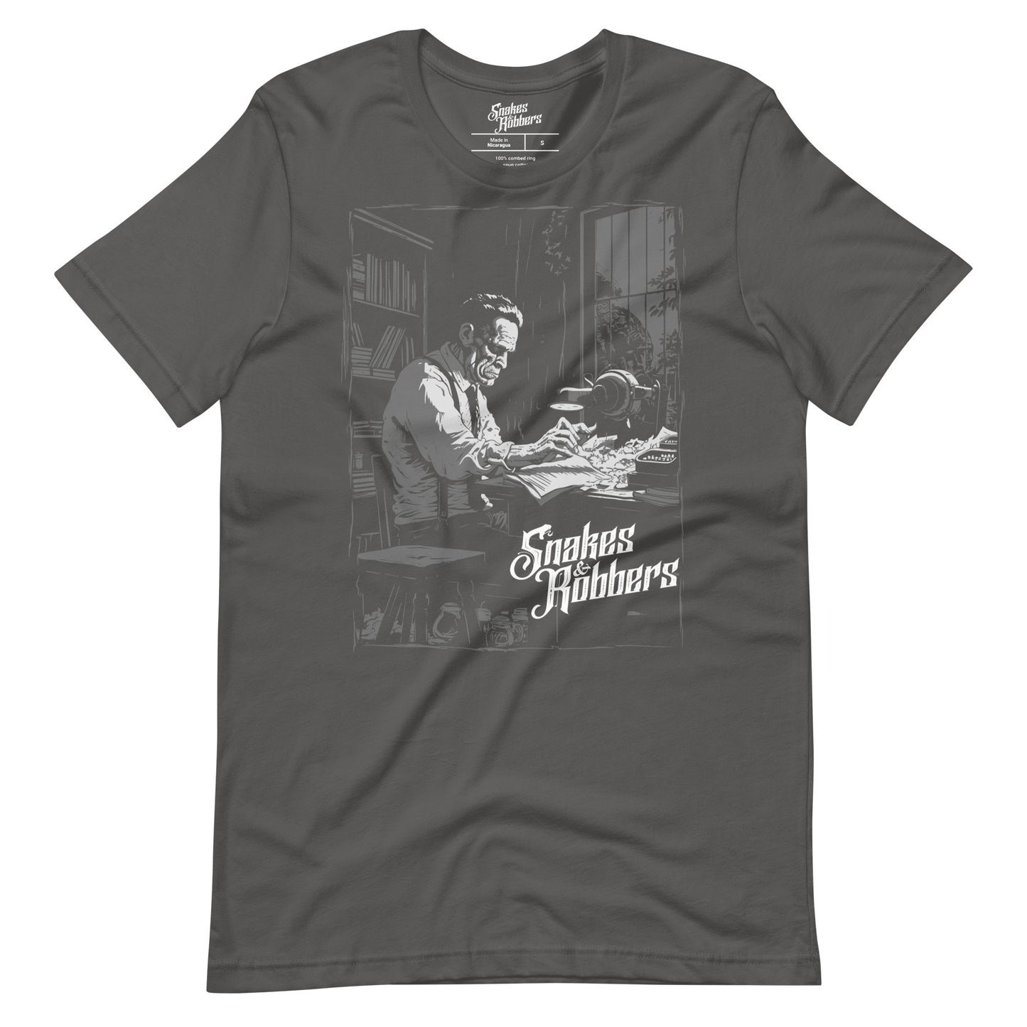 White Collar Frankenstein Unisex Retail Fit T-Shirt