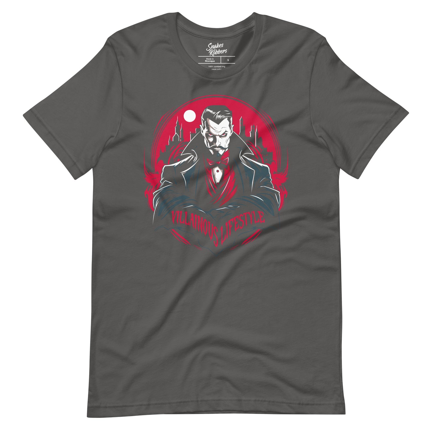 Villainous Lifestyle Dracula Unisex Retail Fit T-Shirt