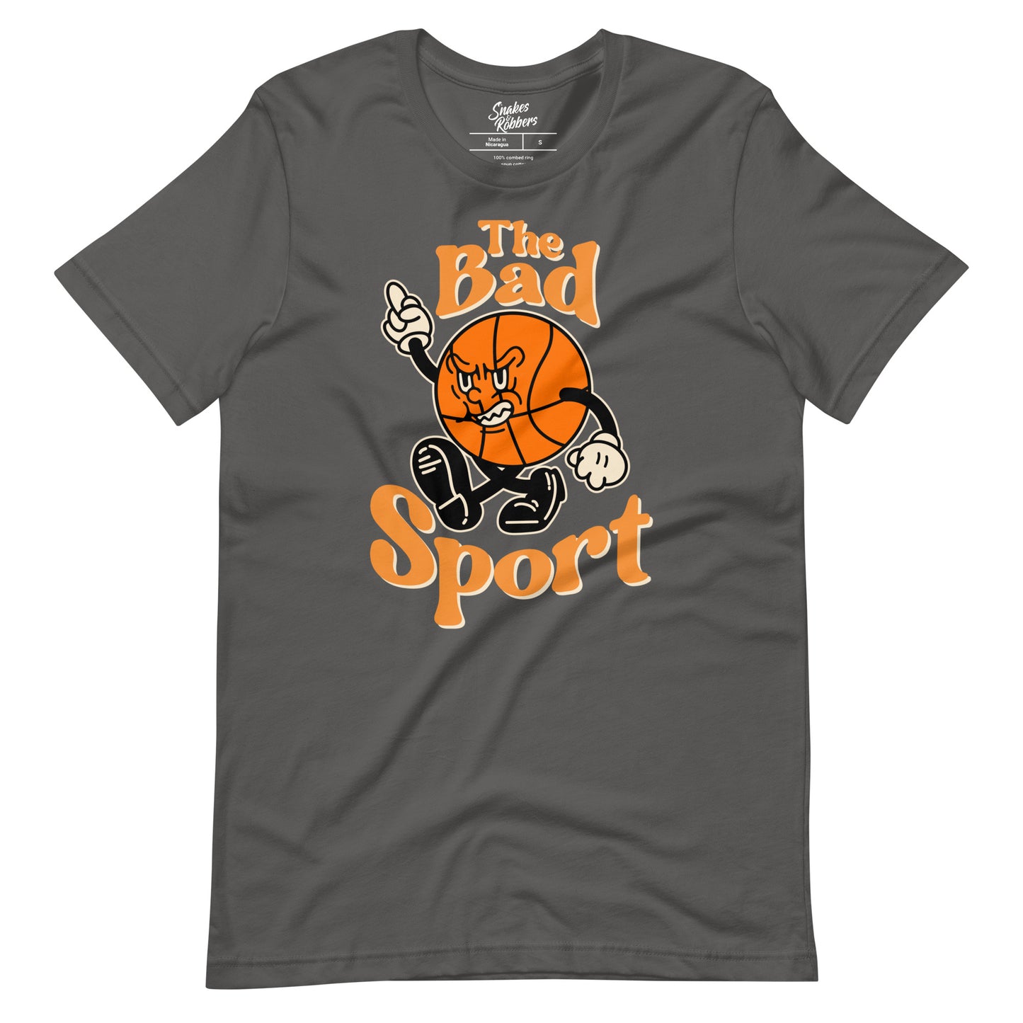 Basketball the Bad Sport Unisex Retail Fit T-Shirt