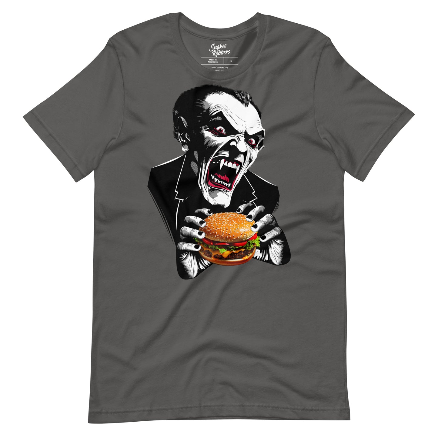 Count Cheese Burger Unisex Retail Fit T-Shirt
