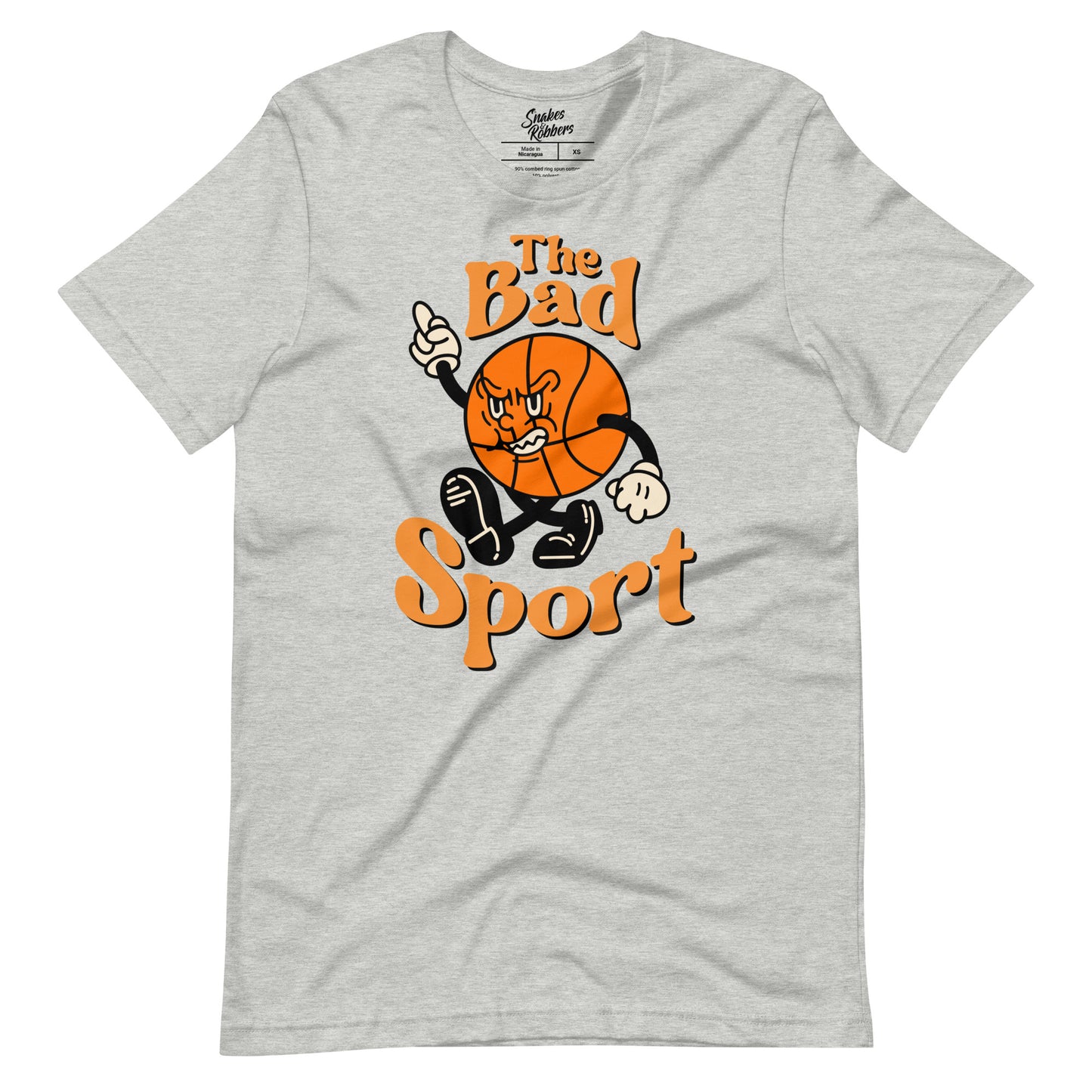 Basketball the Bad Sport Unisex Retail Fit T-Shirt