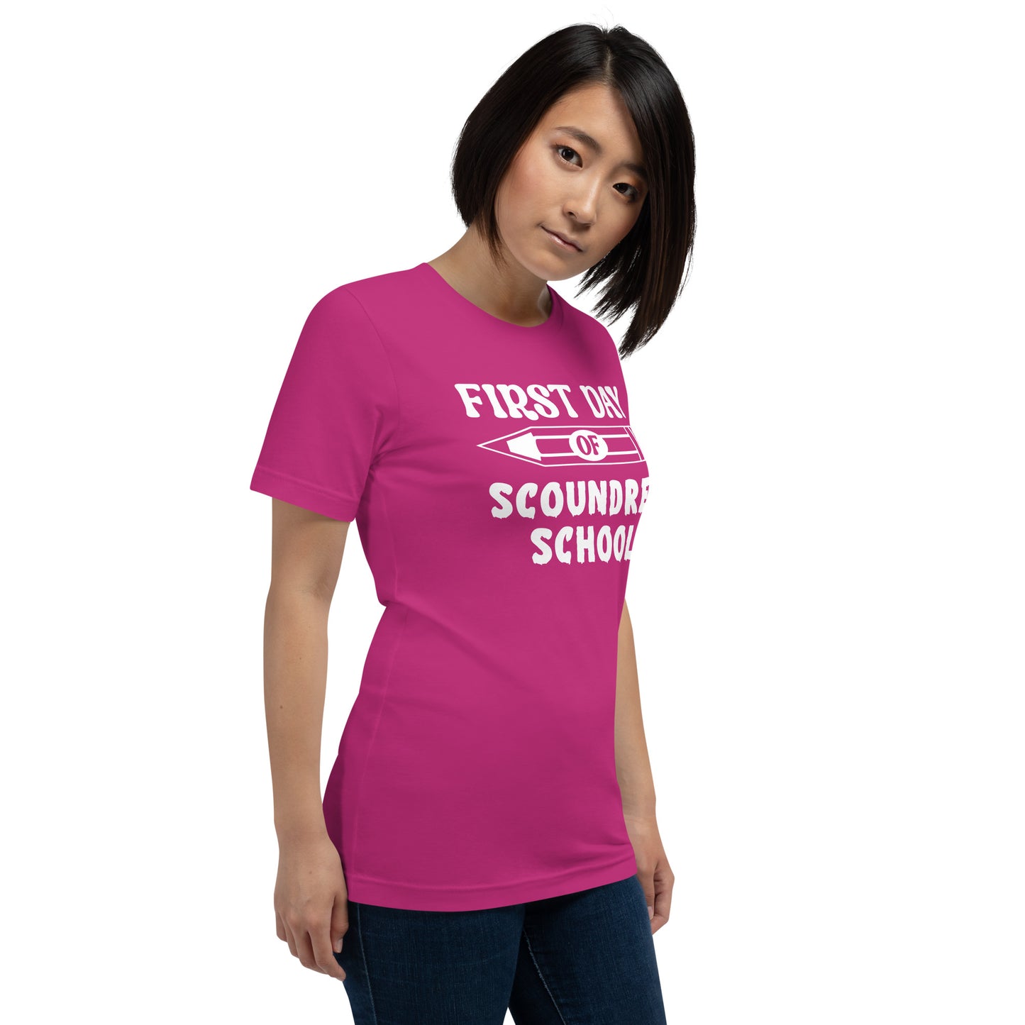 First Day of Scoundrel School Unisex Retail Fit T-Shirt