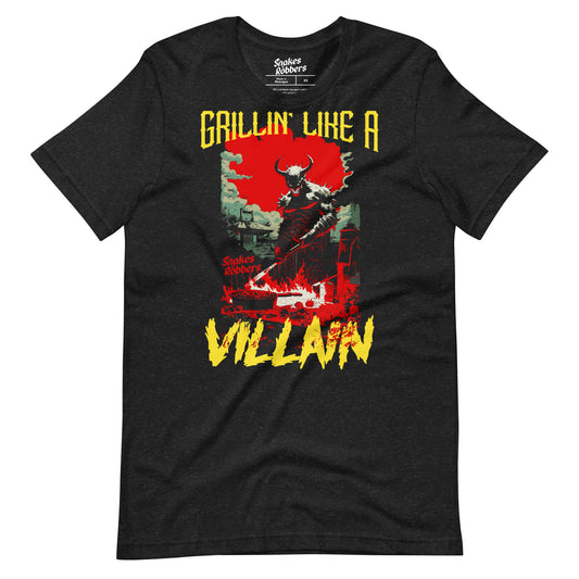 Grillin' like a Villain Devil Unisex Retail Fit T-Shirt