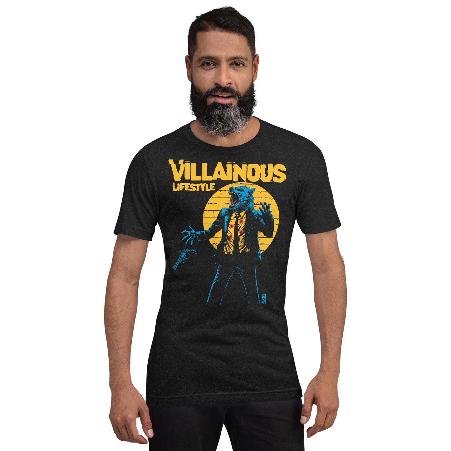 Villainous Lifestyle Werewolf Shootout Unisex Retail Fit T-Shirt